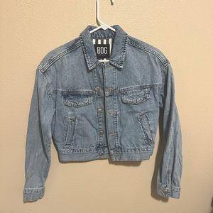 Urban Outfitters cropped jean jacket